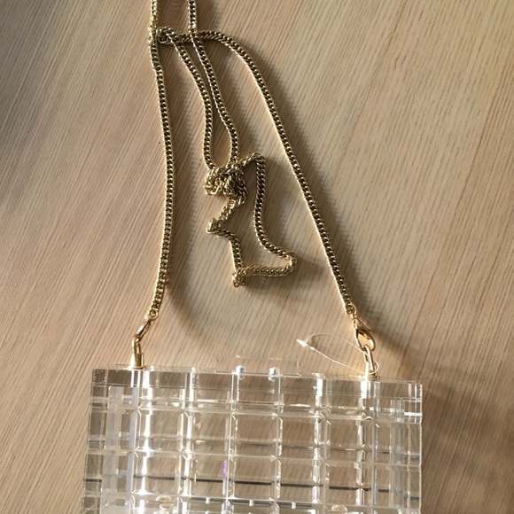 Acrylic clutch with chain - Picture 6 of 7